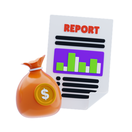 Business Report  3D Icon