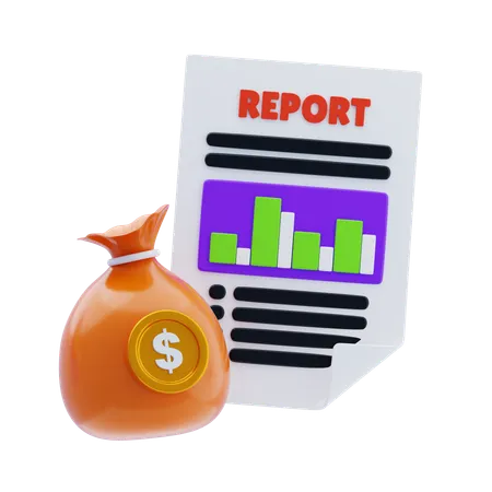 Business Report  3D Icon