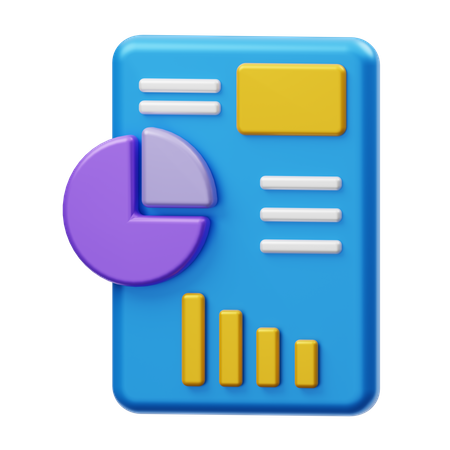 Business Report  3D Icon