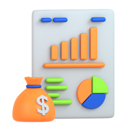 Business Report  3D Icon