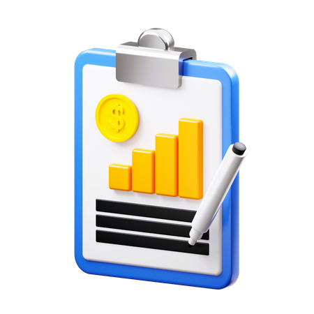 Business Report  3D Icon