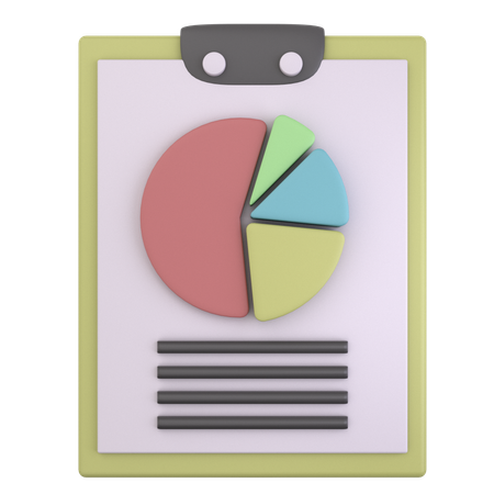 Business Report  3D Icon