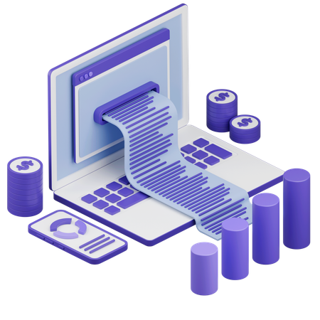 Business Report  3D Icon