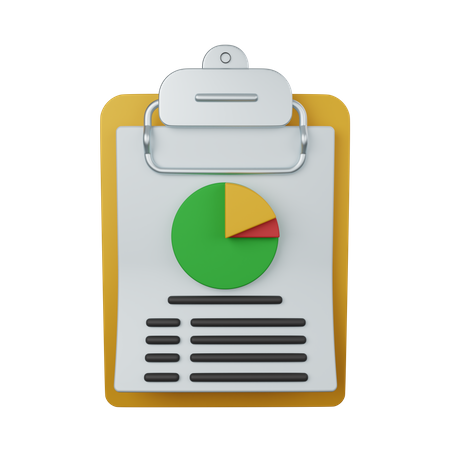 Business report  3D Icon