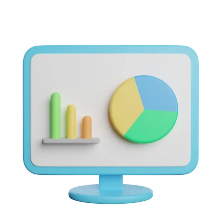 Business Report Statistic 3D Icon
