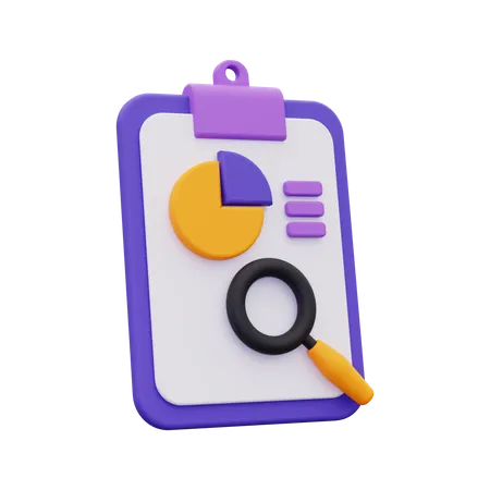 Business Research  3D Icon