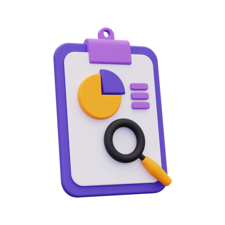 Business Research 3D Icon