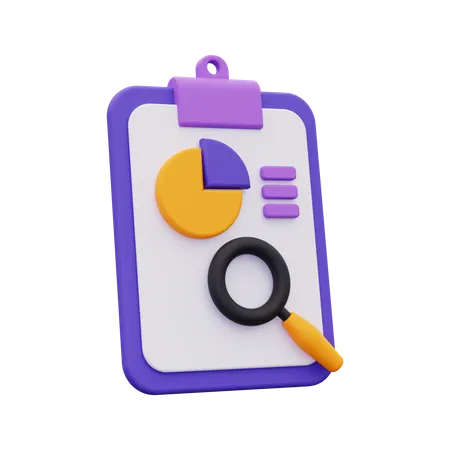 Business Research 3D Icon