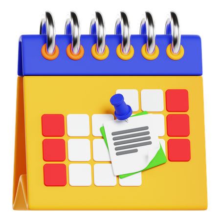 Business Schedule  3D Icon