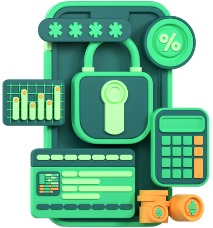 Business Security  3D Icon