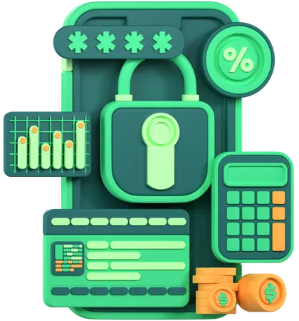 Business Security  3D Icon