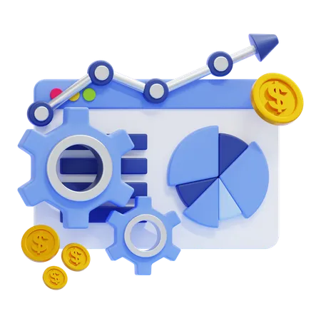 Business Solution  3D Icon