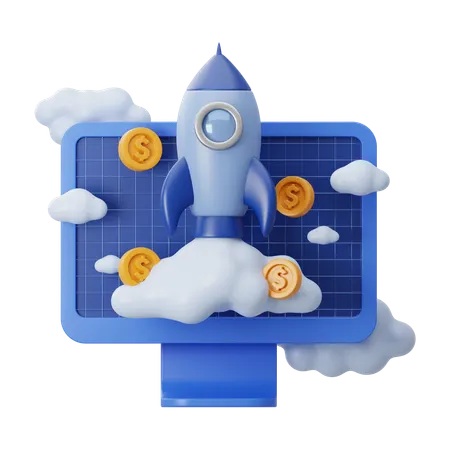 Business Startup  3D Icon