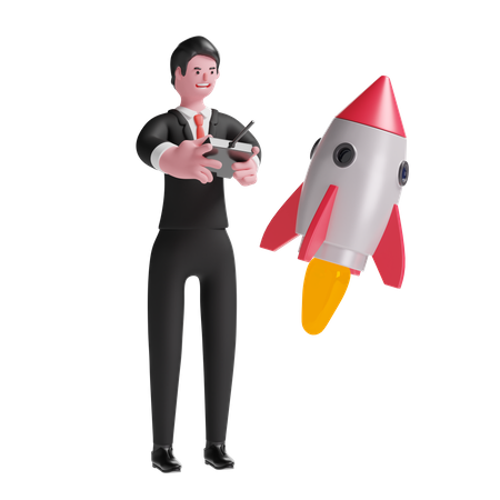 Business startup  3D Illustration