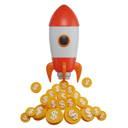 Money Finance Startup 3 D Illustration 3D Icon
