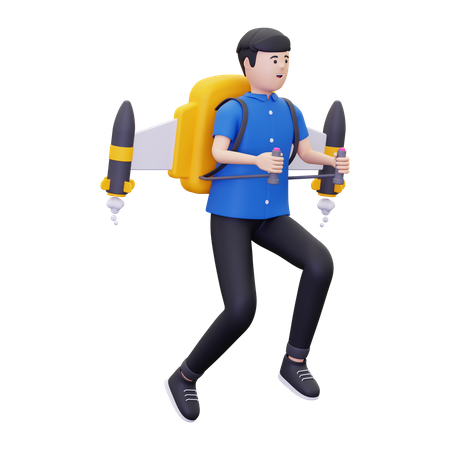 Business startup launch  3D Icon