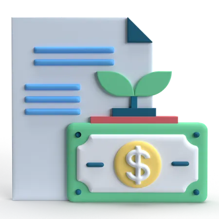 Business Statement  3D Icon