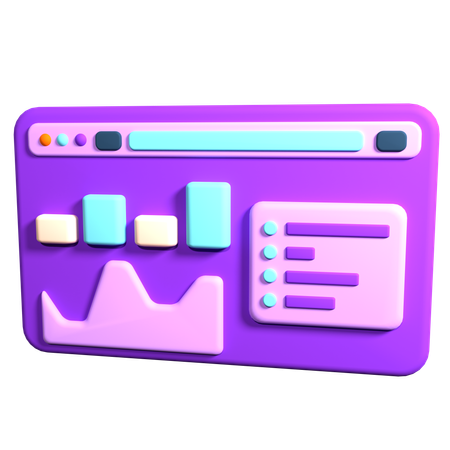 Business Statistic  3D Icon