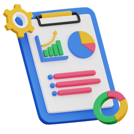 Business Statistic  3D Icon