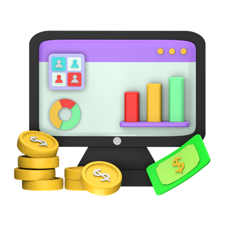 Business Statistic  3D Icon