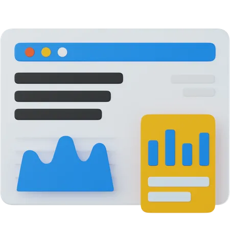 Business Statistic  3D Icon