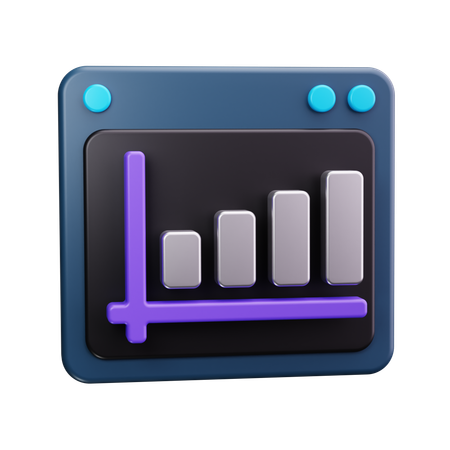 ビジネス統計  3D Icon