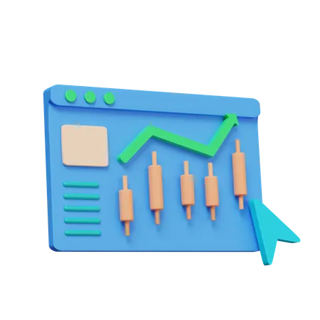 Business Statistics  3D Icon