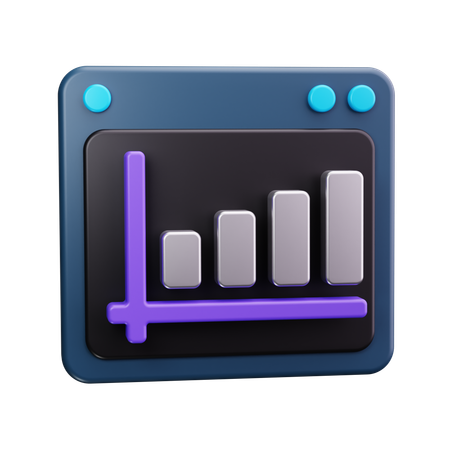 Business Statistics  3D Icon