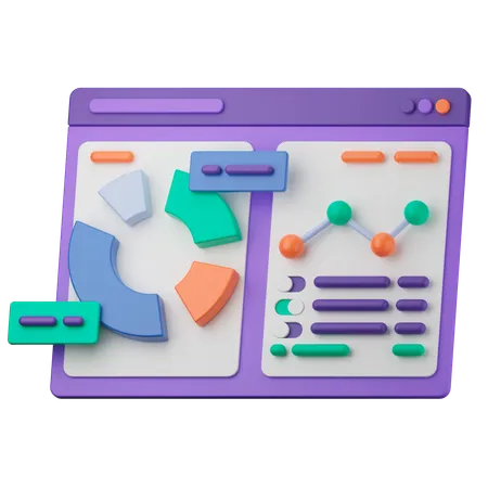 Business Statistics  3D Icon