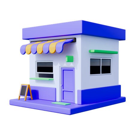 Business Store  3D Icon