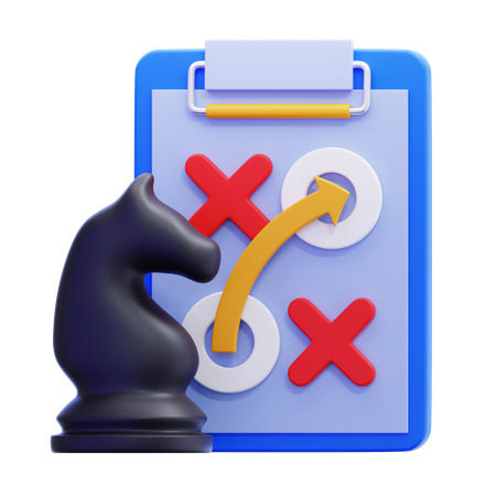 사업 전략  3D Icon