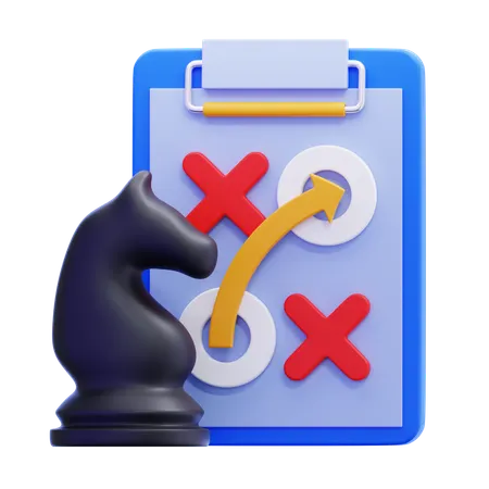 사업 전략  3D Icon