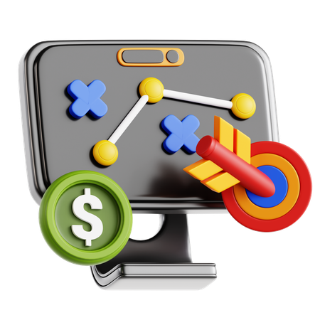 Business strategy  3D Icon