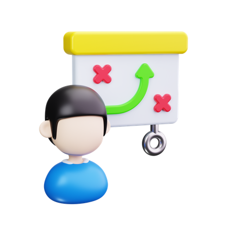 Business strategy  3D Icon