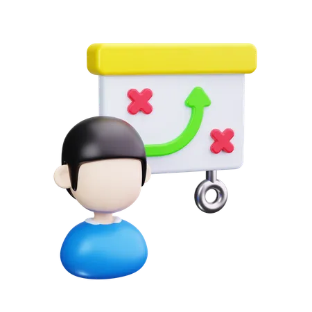 Business strategy  3D Icon