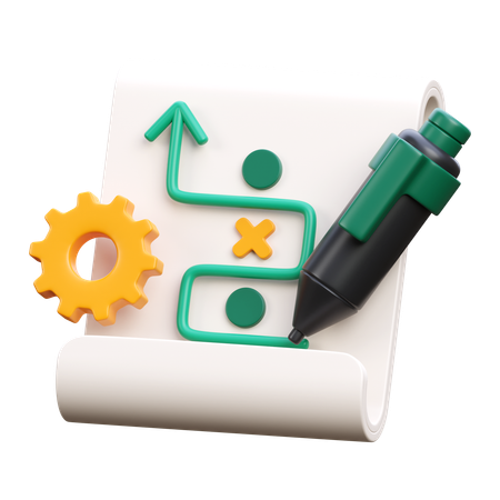 Business Strategy  3D Icon