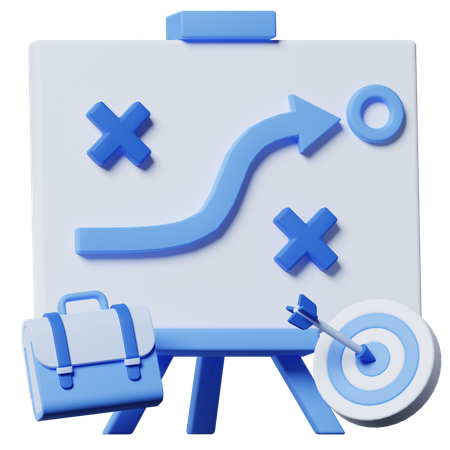 Business Strategy  3D Icon