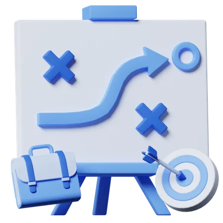 Business Strategy  3D Icon