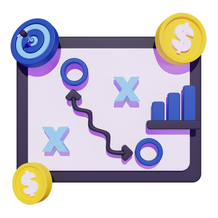 Business Strategy  3D Icon