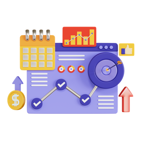 Business Strategy  3D Icon