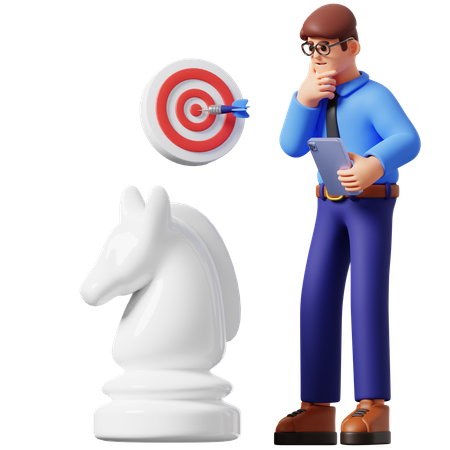 Business Strategy  3D Icon
