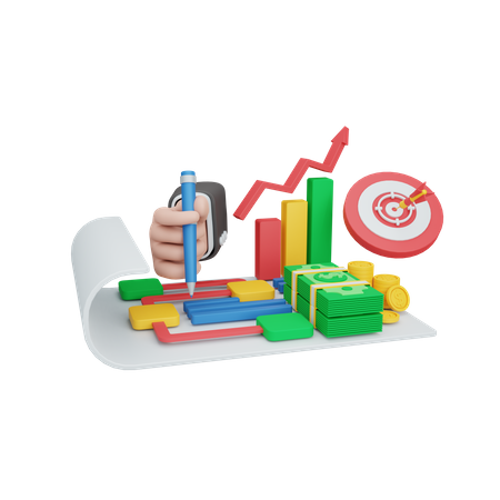 Business Strategy  3D Illustration