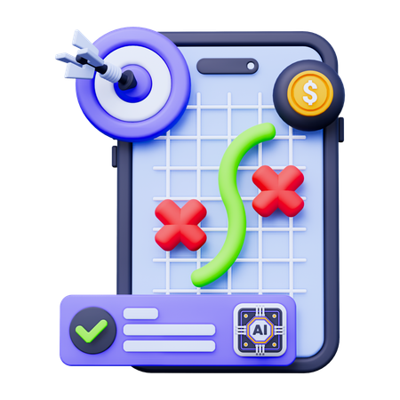 Business Strategy Automatic  3D Icon