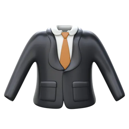 Business Suits 3 D Clothes Icon 3D Icon