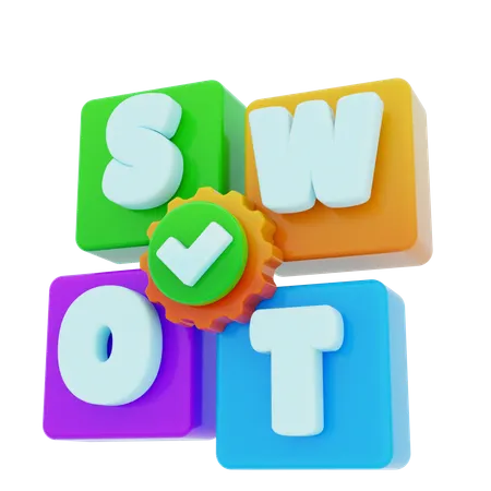 Business Swot  3D Icon