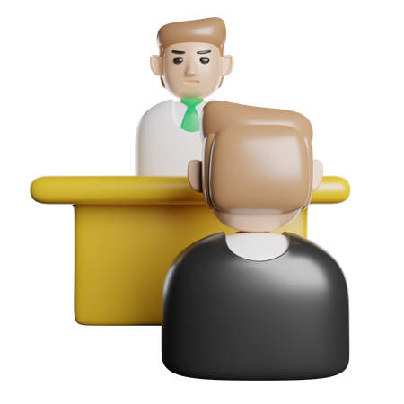 Conversation d'affaires  3D Icon