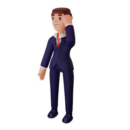 Business Talk  3D Illustration