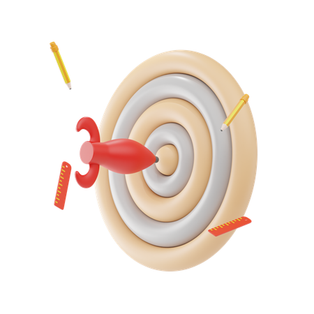 Business Target  3D Icon