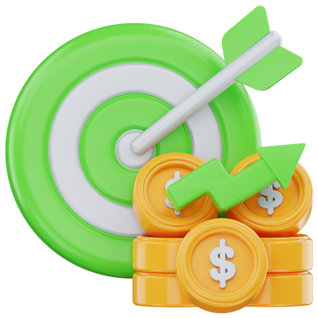 Business Target  3D Icon