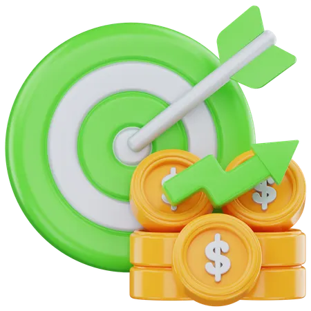 Business Target  3D Icon
